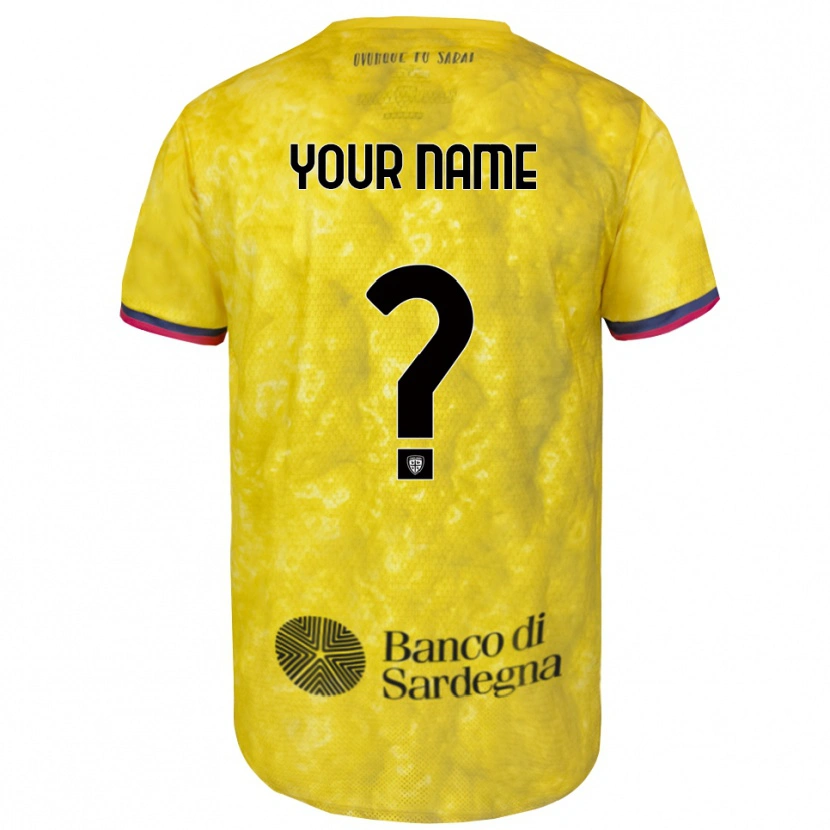 Danxen Dames Cagliari Calcio Geel Zwart Keepersshirt 2025/26 T-Shirt