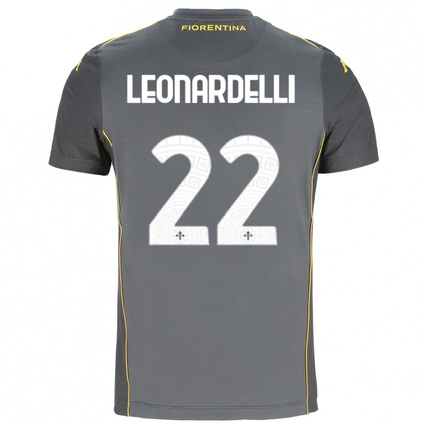 Danxen Dames Pietro Leonardelli #22 Donkergrijs Geel Keepersshirt 2025/26 T-Shirt