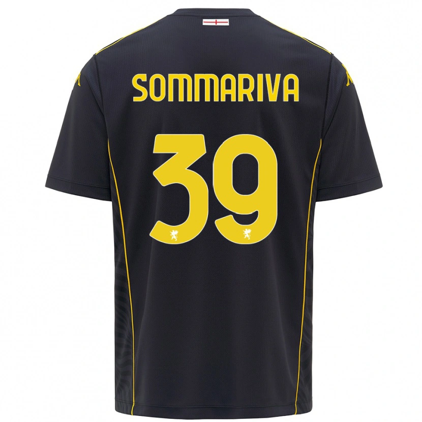 Danxen Dames Daniele Sommariva #39 Zwart Geel Keepersshirt 2025/26 T-Shirt