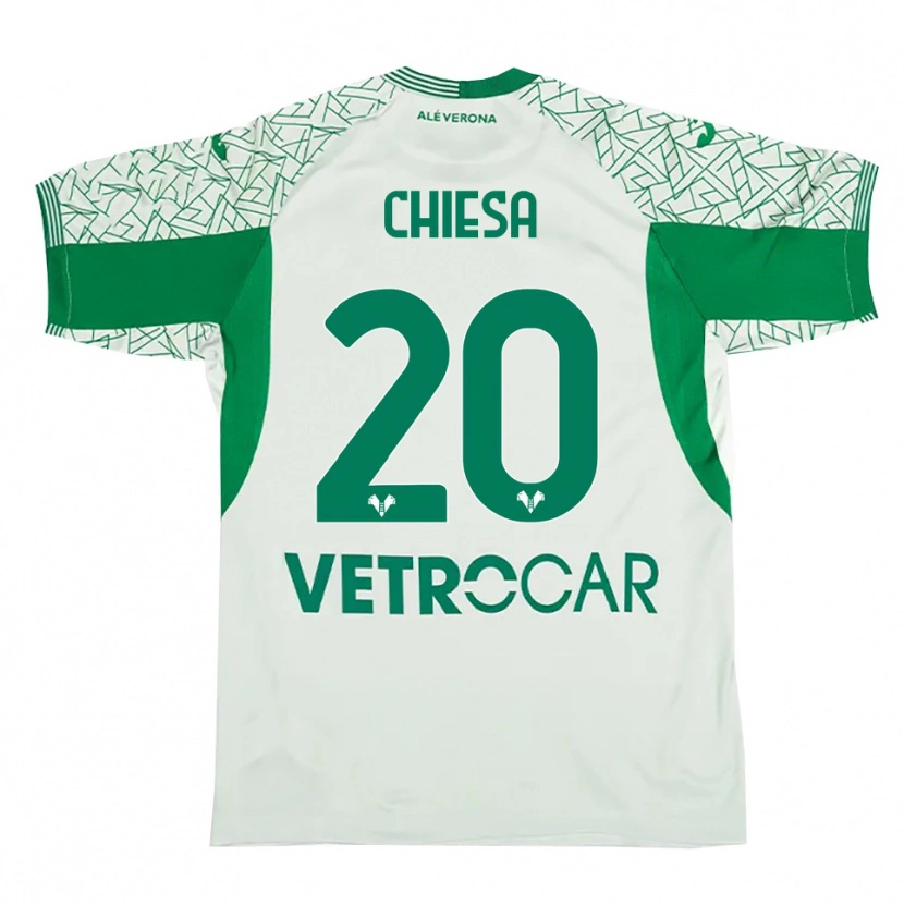 Danxen Dames Mattia Chiesa #20 Groen Rood Keepersshirt 2025/26 T-Shirt