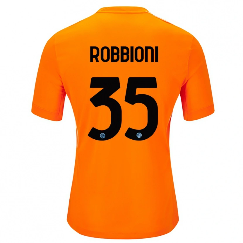 Danxen Dames Matilde Robbioni #35 Licht Oranje Zwart Keepersshirt 2025/26 T-Shirt