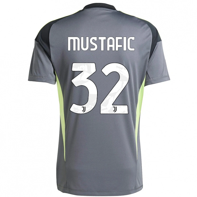 Danxen Dames Emma Mustafic #32 Donkergrijs Wit Keepersshirt 2025/26 T-Shirt