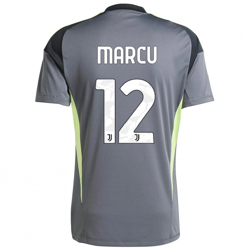 Danxen Dames Alessio Marcu #12 Donkergrijs Wit Keepersshirt 2025/26 T-Shirt
