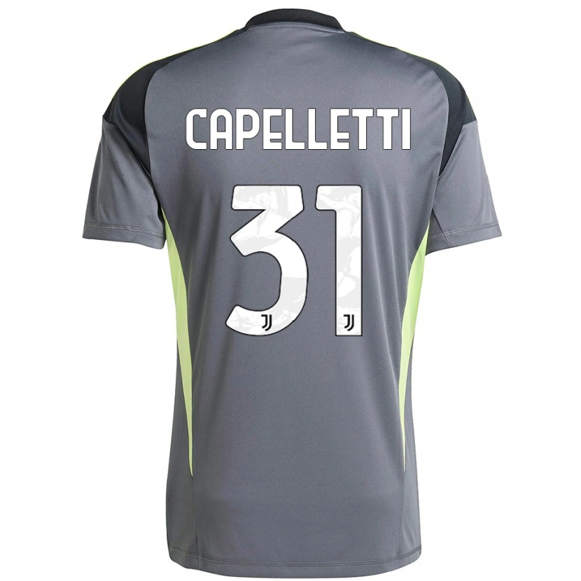 Danxen Dames Alessia Capelletti #31 Donkergrijs Wit Keepersshirt 2025/26 T-Shirt