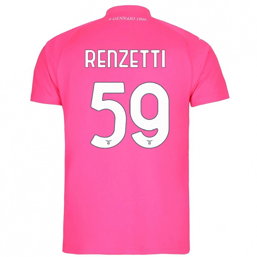 Danxen Dames Davide Renzetti #59 Diep Roze Keepersshirt 2025/26 T-Shirt