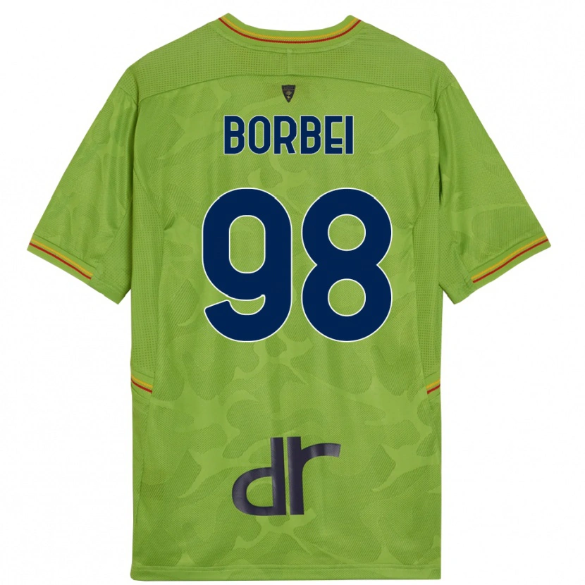 Danxen Dames Alexandru Borbei #98 Bos Groen Zwart Keepersshirt 2025/26 T-Shirt