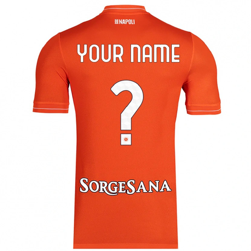 Danxen Dames SSC Napoli Oranje Rood Wit Keepersshirt 2025/26 T-Shirt