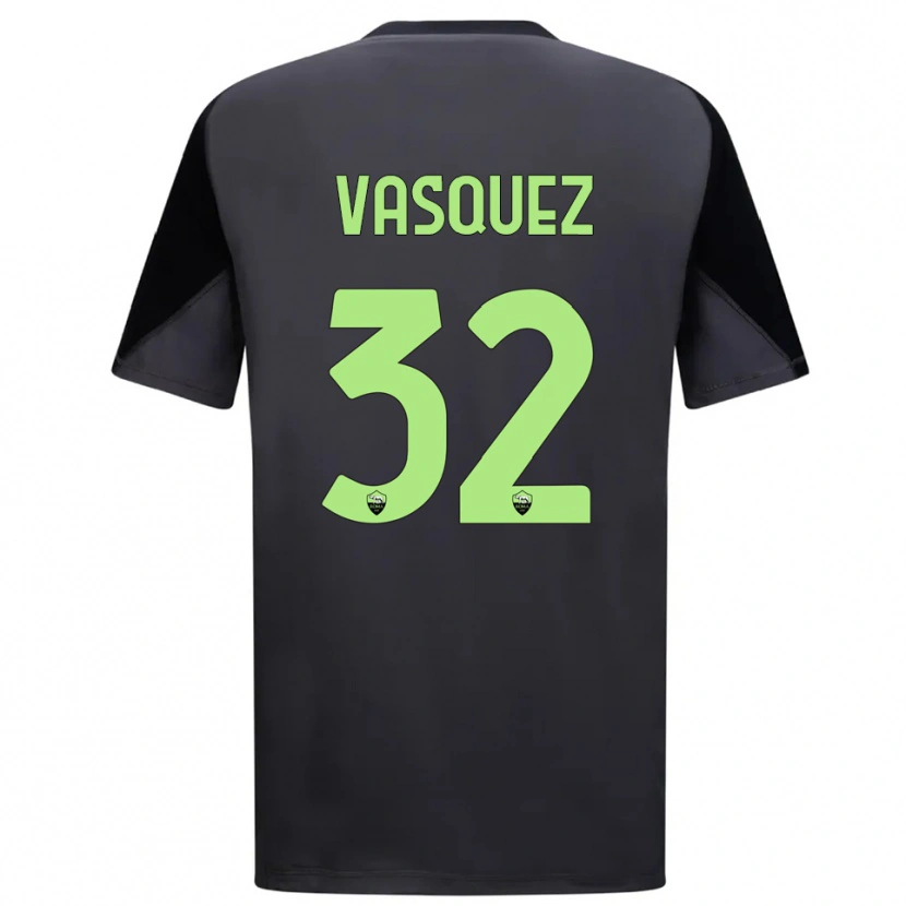 Danxen Dames Devis Vásquez #32 Zwart Licht Groen Keepersshirt 2025/26 T-Shirt