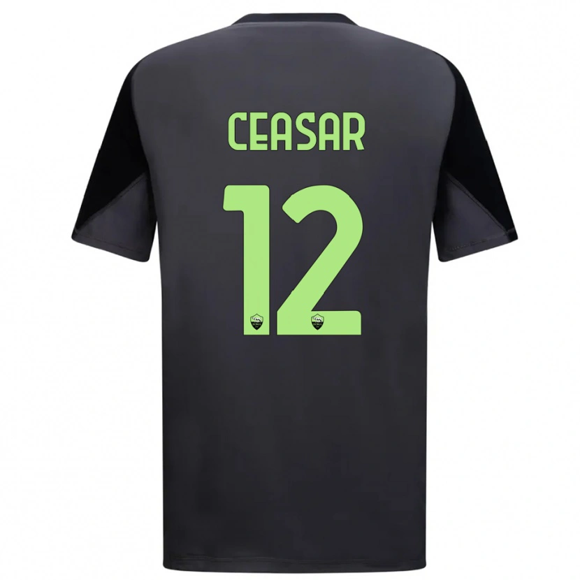 Danxen Dames Camelia Ceasar #12 Zwart Licht Groen Keepersshirt 2025/26 T-Shirt