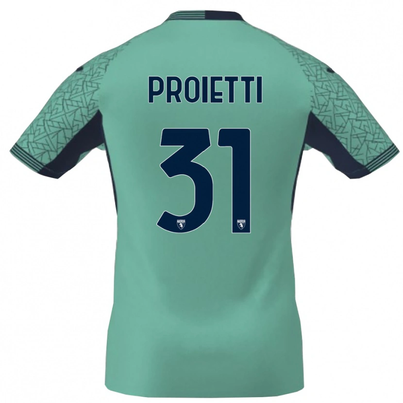 Danxen Dames Riccardo Proietti #31 Blauw Lagune Keepersshirt 2025/26 T-Shirt