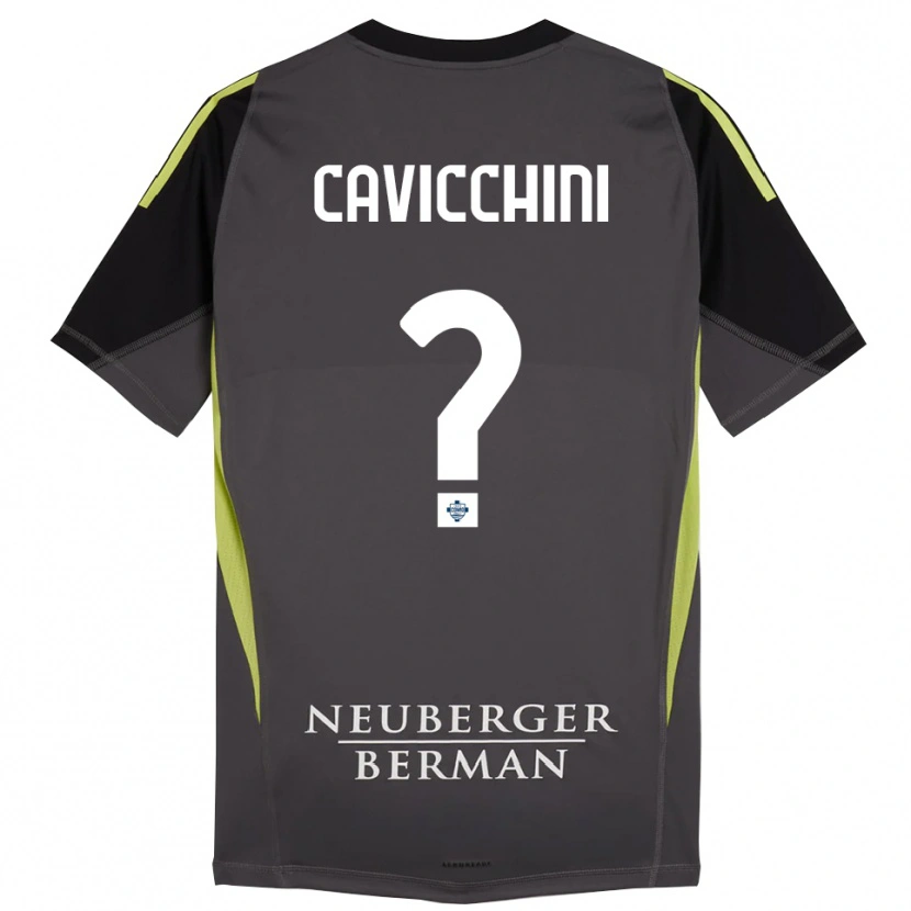 Danxen Dames Leonardo Cavicchini #0 Zwart Licht Groen Keepersshirt 2025/26 T-Shirt