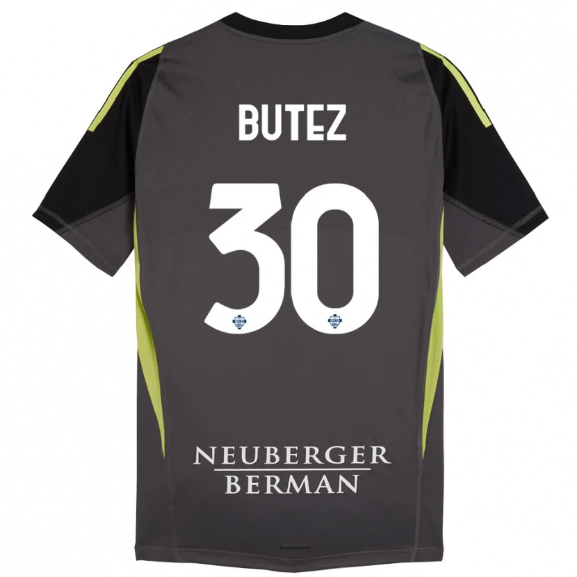 Danxen Dames Jean Butez #30 Zwart Licht Groen Keepersshirt 2025/26 T-Shirt
