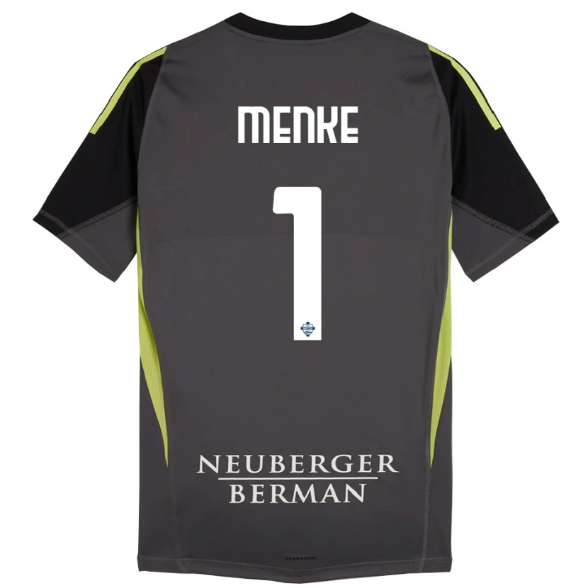 Danxen Dames Henrique Menke #1 Zwart Licht Groen Keepersshirt 2025/26 T-Shirt