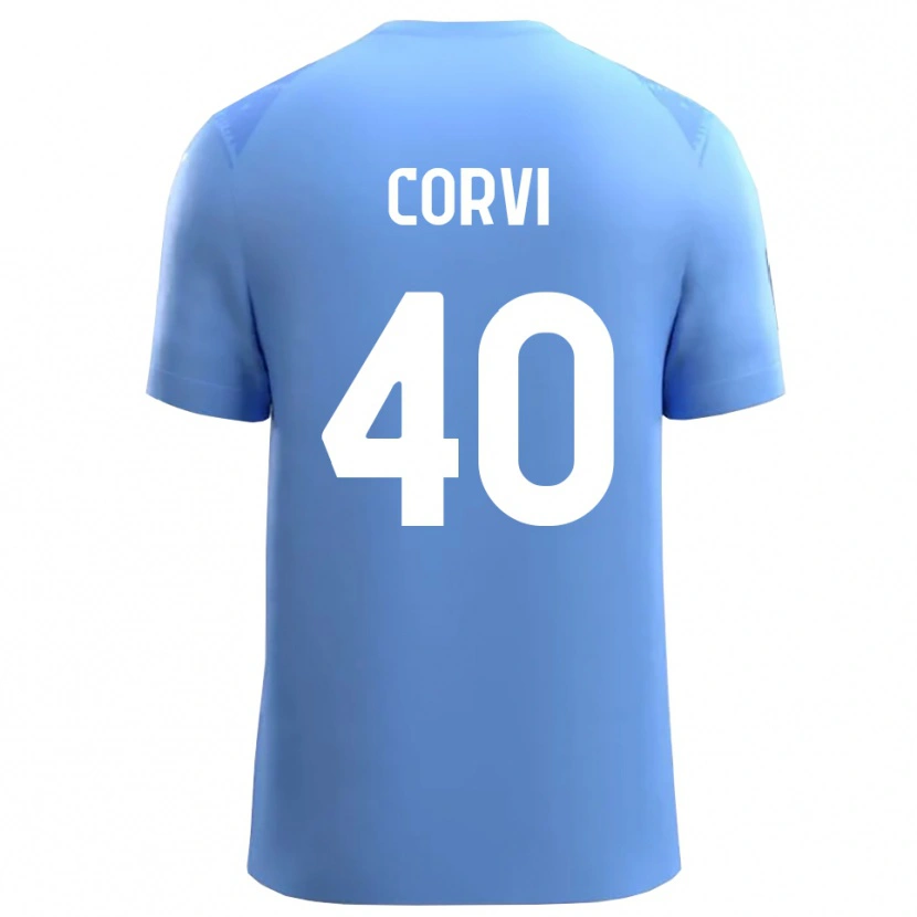 Danxen Dames Edoardo Corvi #40 Hemelsblauw Wit Keepersshirt 2025/26 T-Shirt