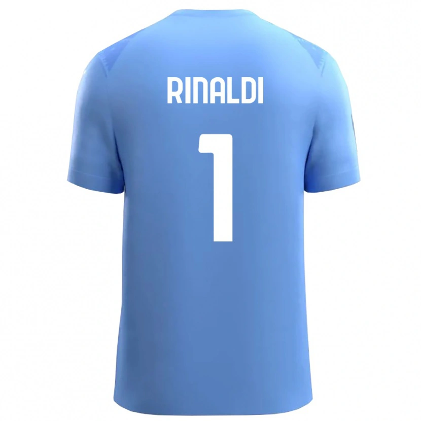 Danxen Dames Filippo Rinaldi #1 Hemelsblauw Wit Keepersshirt 2025/26 T-Shirt