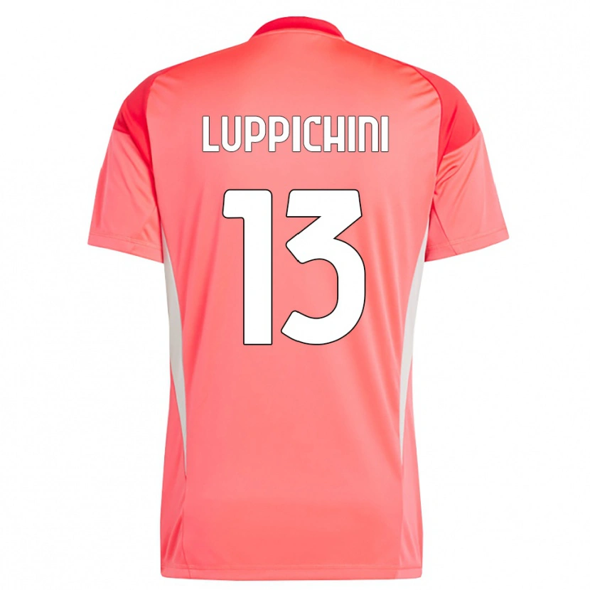 Danxen Dames Matteo Luppichini #13 Rood Wit Keepersshirt 2025/26 T-Shirt