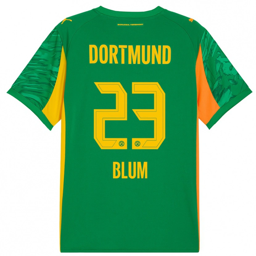 Danxen Dames Caroline Blum #23 Groen Oranje Keepersshirt 2025/26 T-Shirt