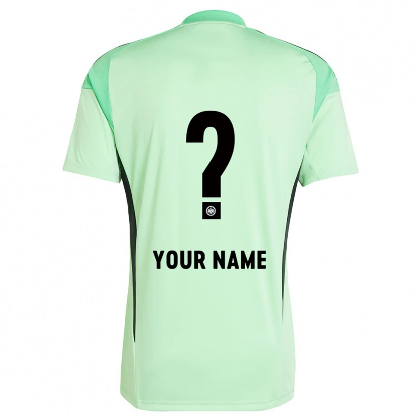 Danxen Dames Eintracht Frankfurt Licht Groen Zwart Keepersshirt 2025/26 T-Shirt