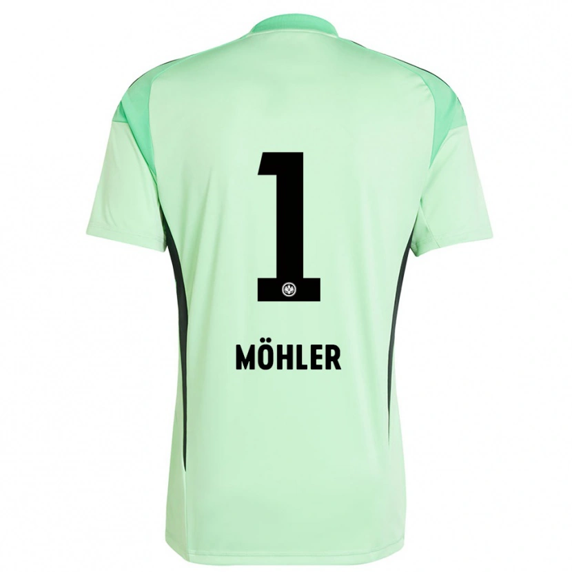 Danxen Dames Emil Möhler #1 Licht Groen Zwart Keepersshirt 2025/26 T-Shirt
