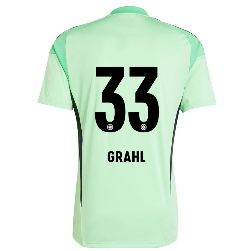 Danxen Dames Jens Grahl #33 Licht Groen Zwart Keepersshirt 2025/26 T-Shirt