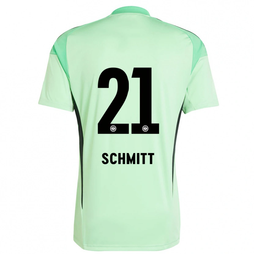 Danxen Dames Joshua Schmitt #21 Licht Groen Zwart Keepersshirt 2025/26 T-Shirt