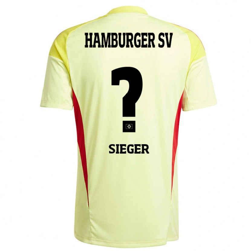 Danxen Dames Laura Sieger #0 Geel Zwart Rood Keepersshirt 2025/26 T-Shirt