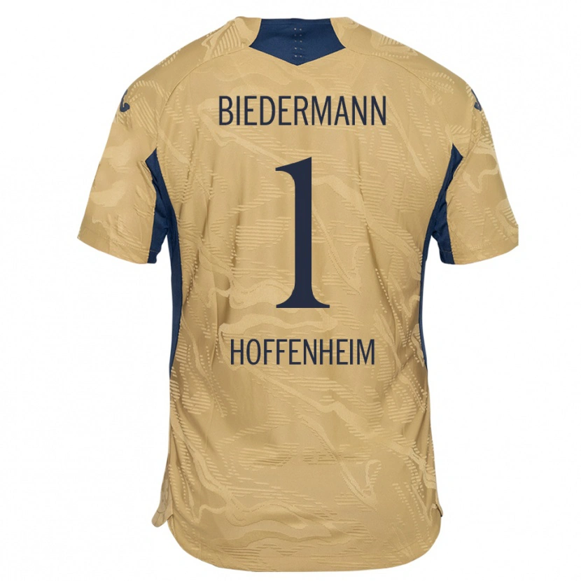 Danxen Dames Nico Biedermann #1 Tan Zwart Keepersshirt 2025/26 T-Shirt