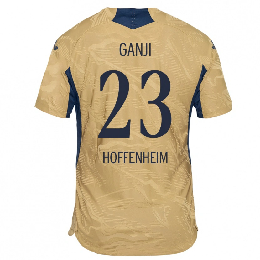 Danxen Dames Leon Ganji #23 Tan Zwart Keepersshirt 2025/26 T-Shirt