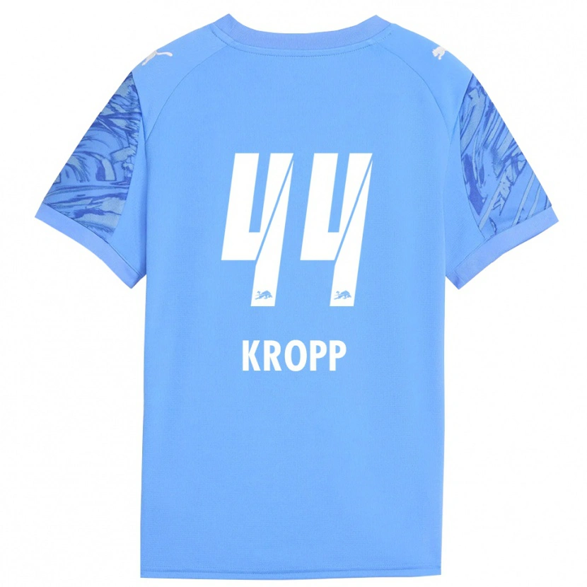 Danxen Dames Mirja Kropp #44 Koninklijk Blauw Rood Keepersshirt 2025/26 T-Shirt
