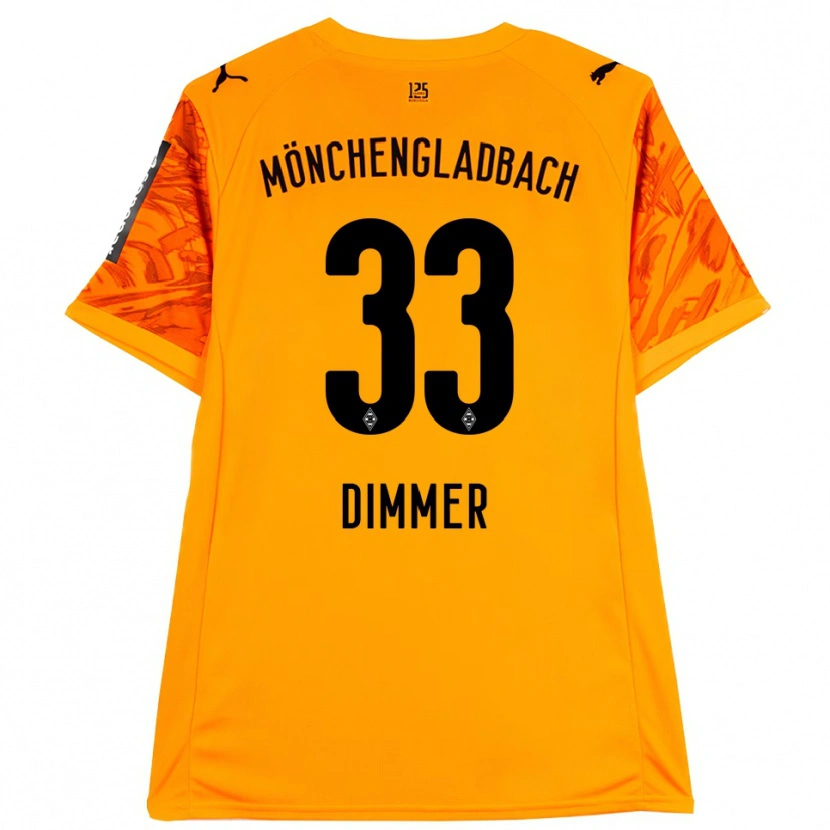 Danxen Dames Florian Dimmer #33 Oranje Geel Zwart Keepersshirt 2025/26 T-Shirt