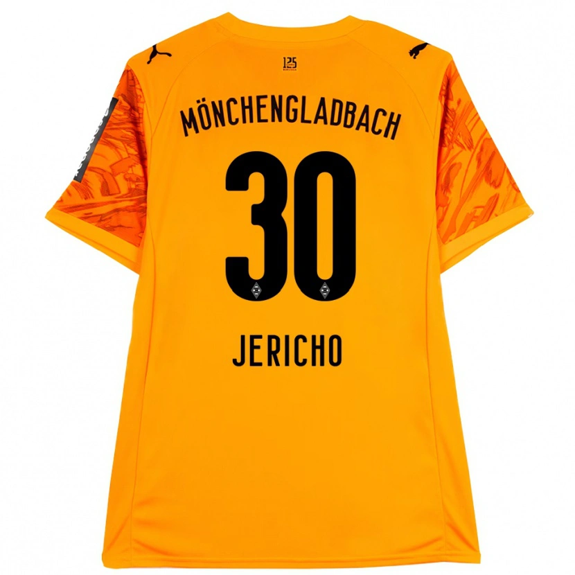 Danxen Dames Aidan Jericho #30 Oranje Geel Zwart Keepersshirt 2025/26 T-Shirt
