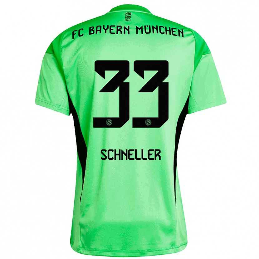 Danxen Dames Lukas Schneller #33 Medium Lente Groen Keepersshirt 2025/26 T-Shirt