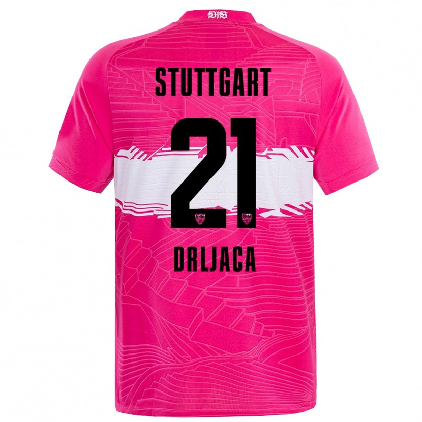 Danxen Dames Stefan Drljaca #21 Diep Roze Zwart Keepersshirt 2025/26 T-Shirt