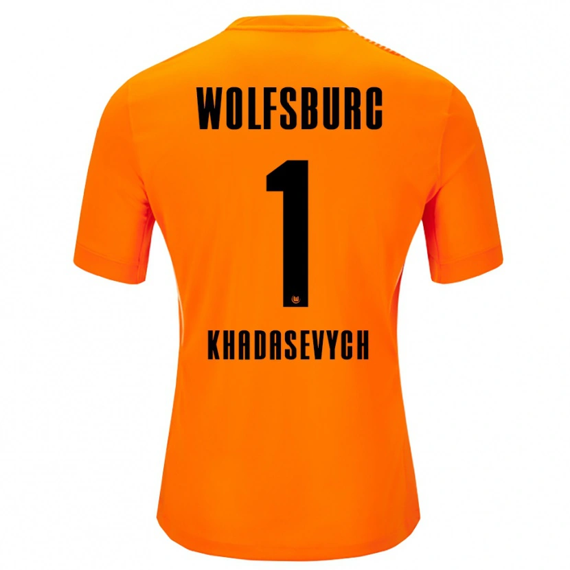 Danxen Dames Kyrylo Khadasevych #1 Rood Zwart Keepersshirt 2025/26 T-Shirt