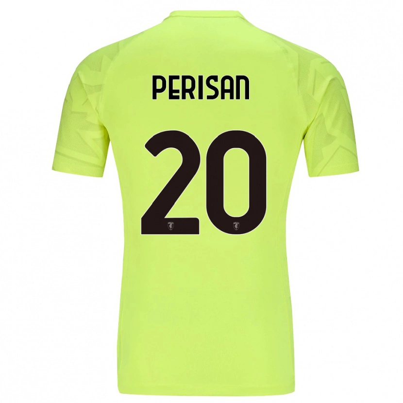 Danxen Dames Samuele Perisan #20 Fluorescent Groen Keepersshirt 2025/26 T-Shirt