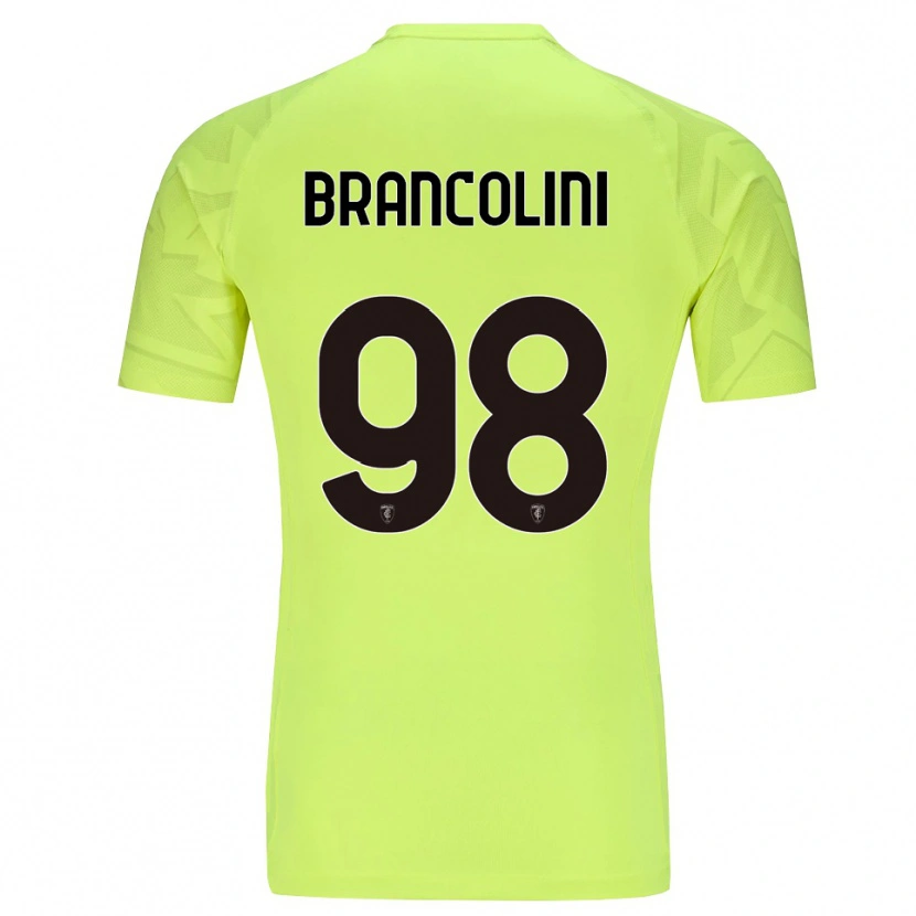 Danxen Dames Federico Brancolini #98 Fluorescent Groen Keepersshirt 2025/26 T-Shirt