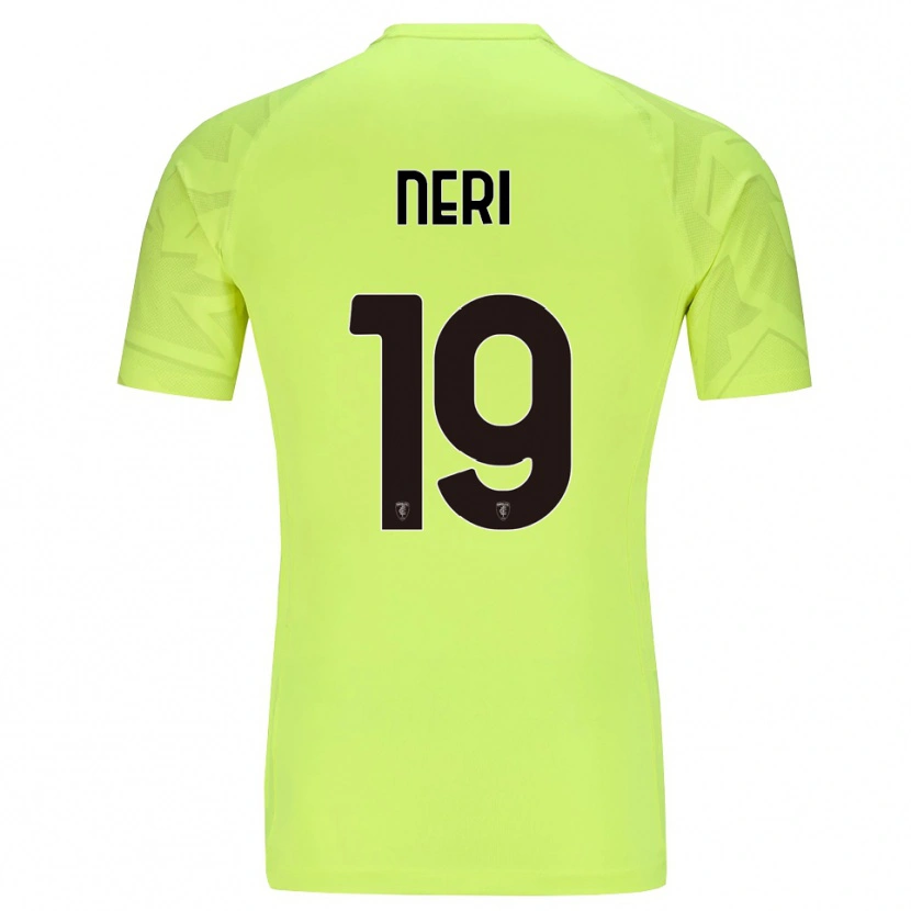 Danxen Dames Christian Neri #19 Fluorescent Groen Keepersshirt 2025/26 T-Shirt