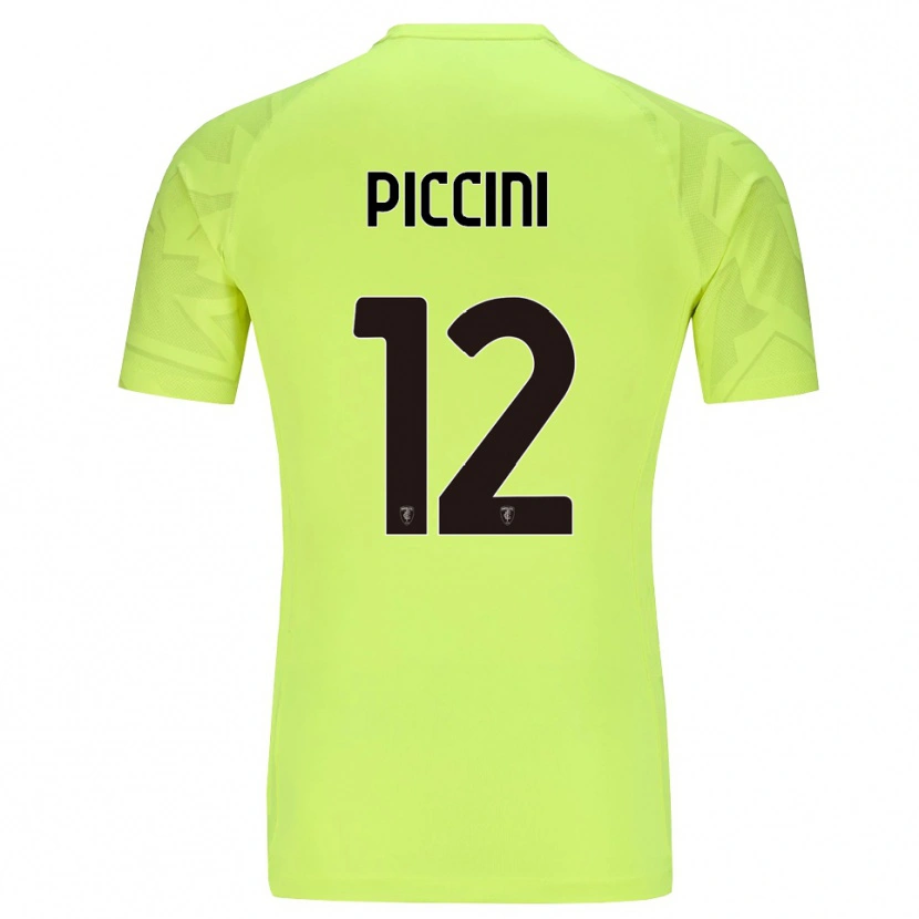 Danxen Dames Bernardo Piccini #12 Fluorescent Groen Keepersshirt 2025/26 T-Shirt