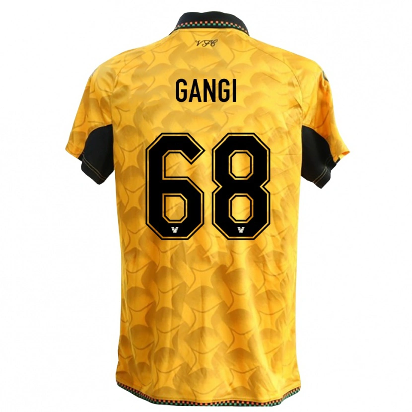 Danxen Dames Chiara Gangi #68 Geel Zwart Keepersshirt 2025/26 T-Shirt