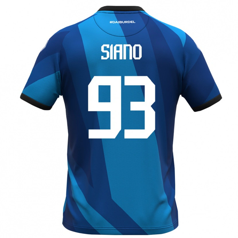 Danxen Dames Alessandro Siano #93 Koningsblauw Oranje Keepersshirt 2025/26 T-Shirt
