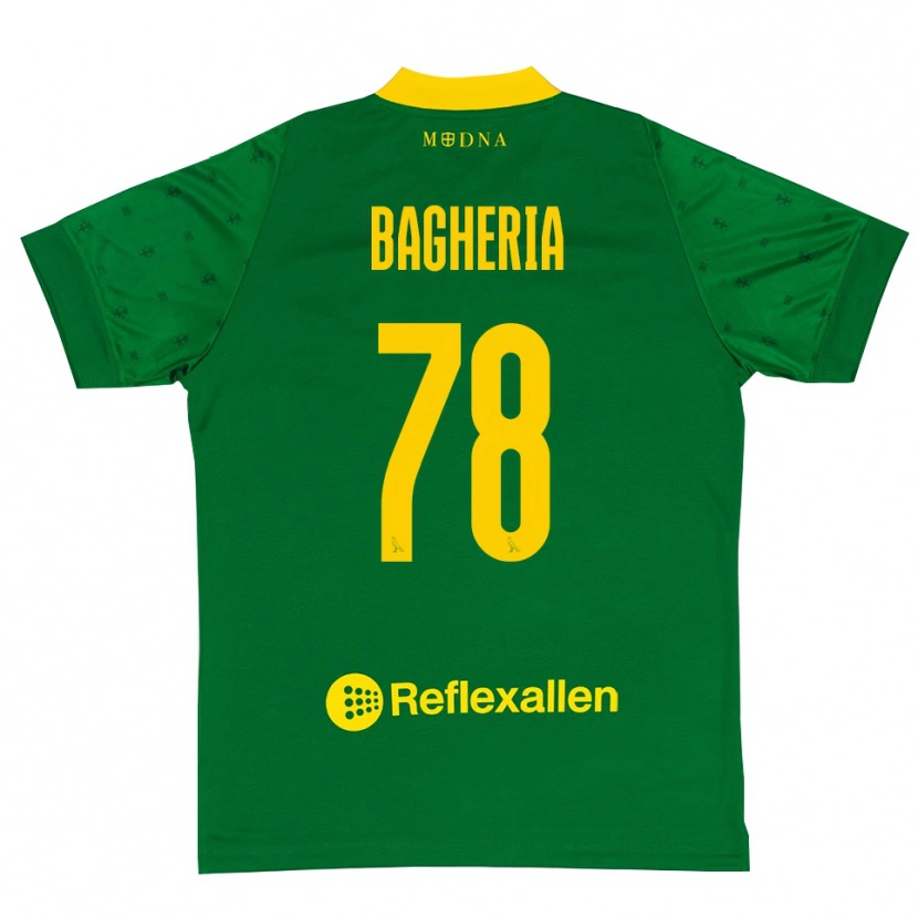 Danxen Dames Fabrizio Bagheria #78 Groen Geel Keepersshirt 2025/26 T-Shirt