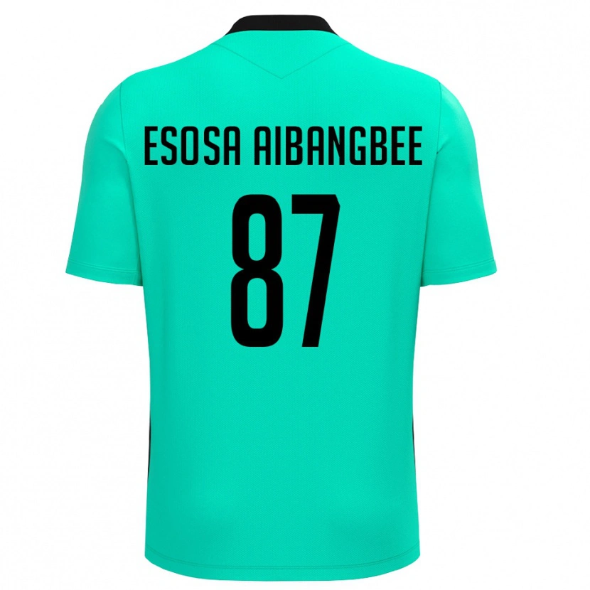 Danxen Dames Simon Esosa Aibangbee #87 Turquoise Zwart Keepersshirt 2025/26 T-Shirt