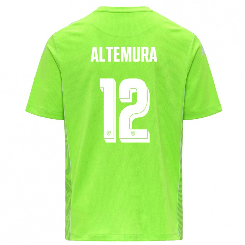 Danxen Dames Tommaso Altemura #12 Gazongroen Wit Keepersshirt 2025/26 T-Shirt