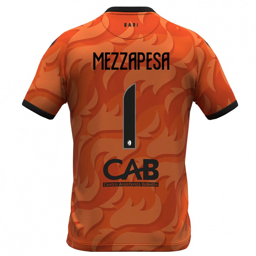 Danxen Dames Alessandro Mezzapesa #1 Donker Oranje Zwart Keepersshirt 2025/26 T-Shirt