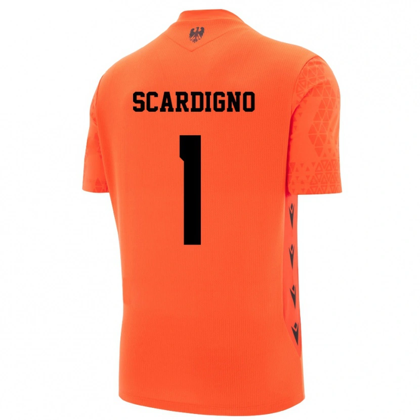 Danxen Dames Nicholas Scardigno #1 Donker Oranje Zwart Keepersshirt 2025/26 T-Shirt