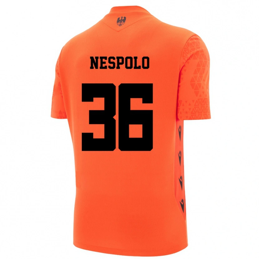 Danxen Dames Sabrina Nespolo #36 Donker Oranje Zwart Keepersshirt 2025/26 T-Shirt