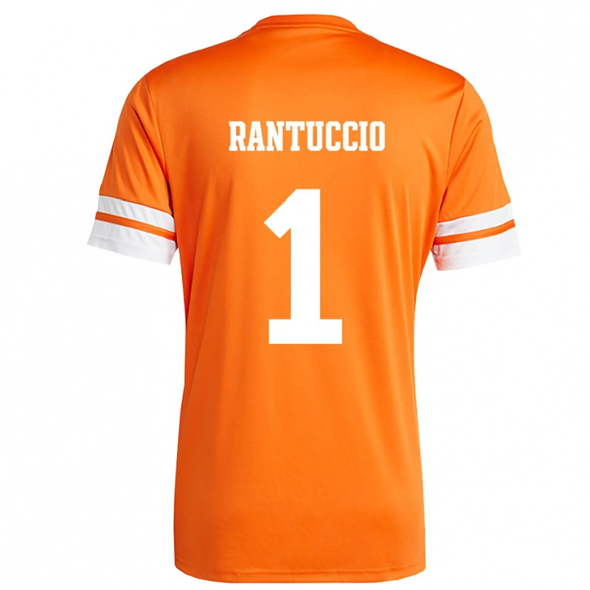 Danxen Dames Carmelo Rantuccio #1 Oranje Wit Keepersshirt 2025/26 T-Shirt