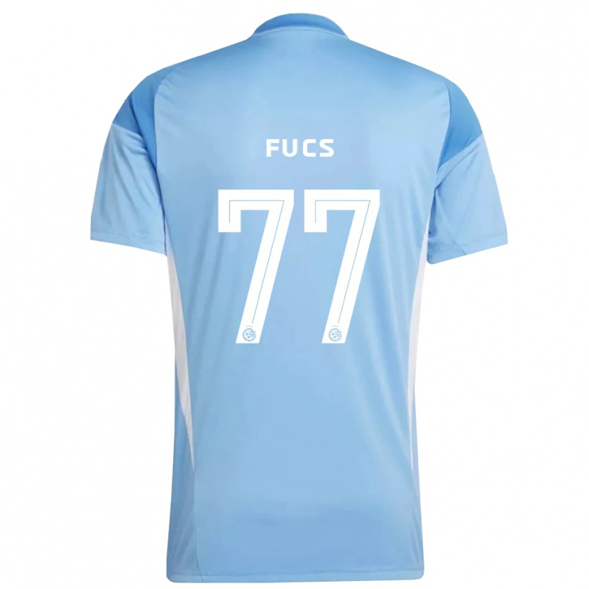 Danxen Dames Roee Fucs #77 Lichtblauw Wit Keepersshirt 2025/26 T-Shirt