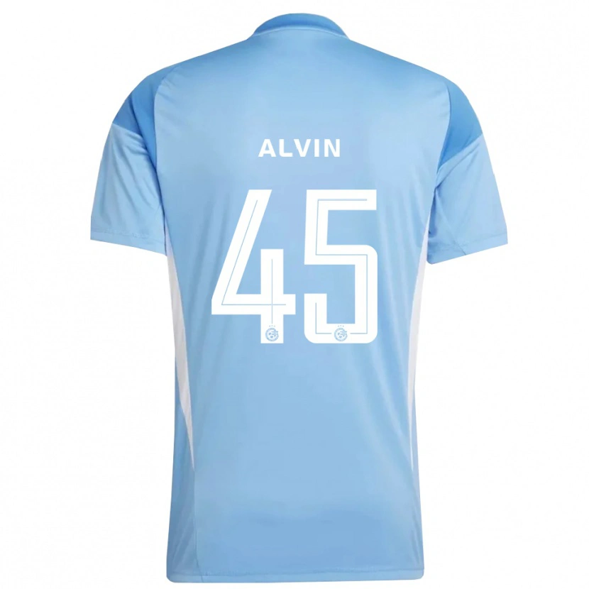 Danxen Dames Glenn Alvin #45 Lichtblauw Wit Keepersshirt 2025/26 T-Shirt
