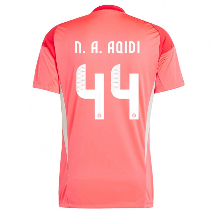 Danxen Dames Nawaf Al-Aqidi #44 Rood Oranje Geel Keepersshirt 2025/26 T-Shirt